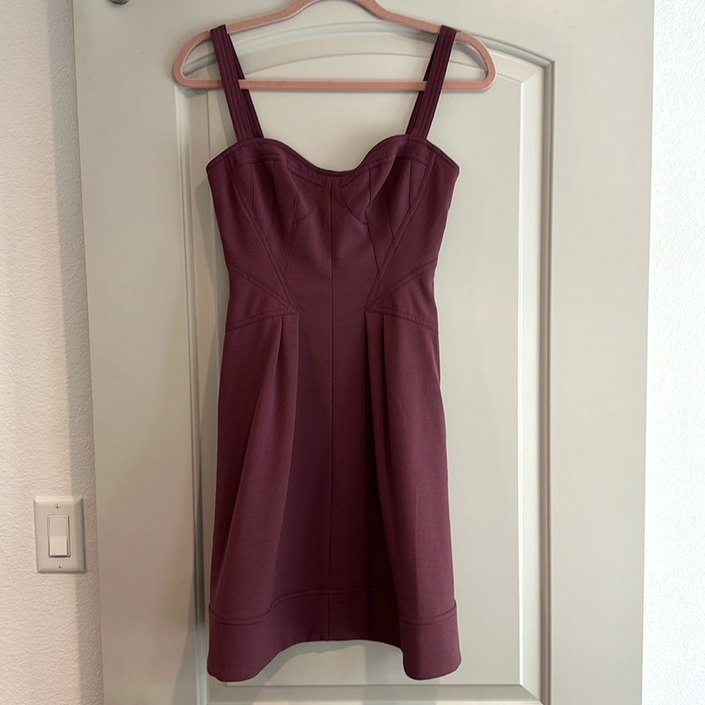 Purple Zac Posen dress size 0. Has pockets.